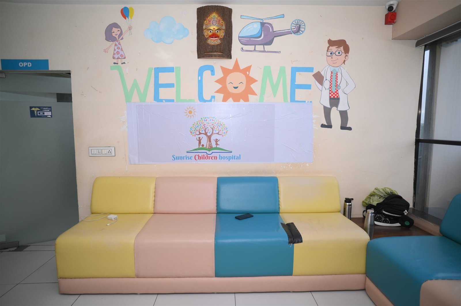 Child-friendly pediatric care at Sunrise Children Hospital